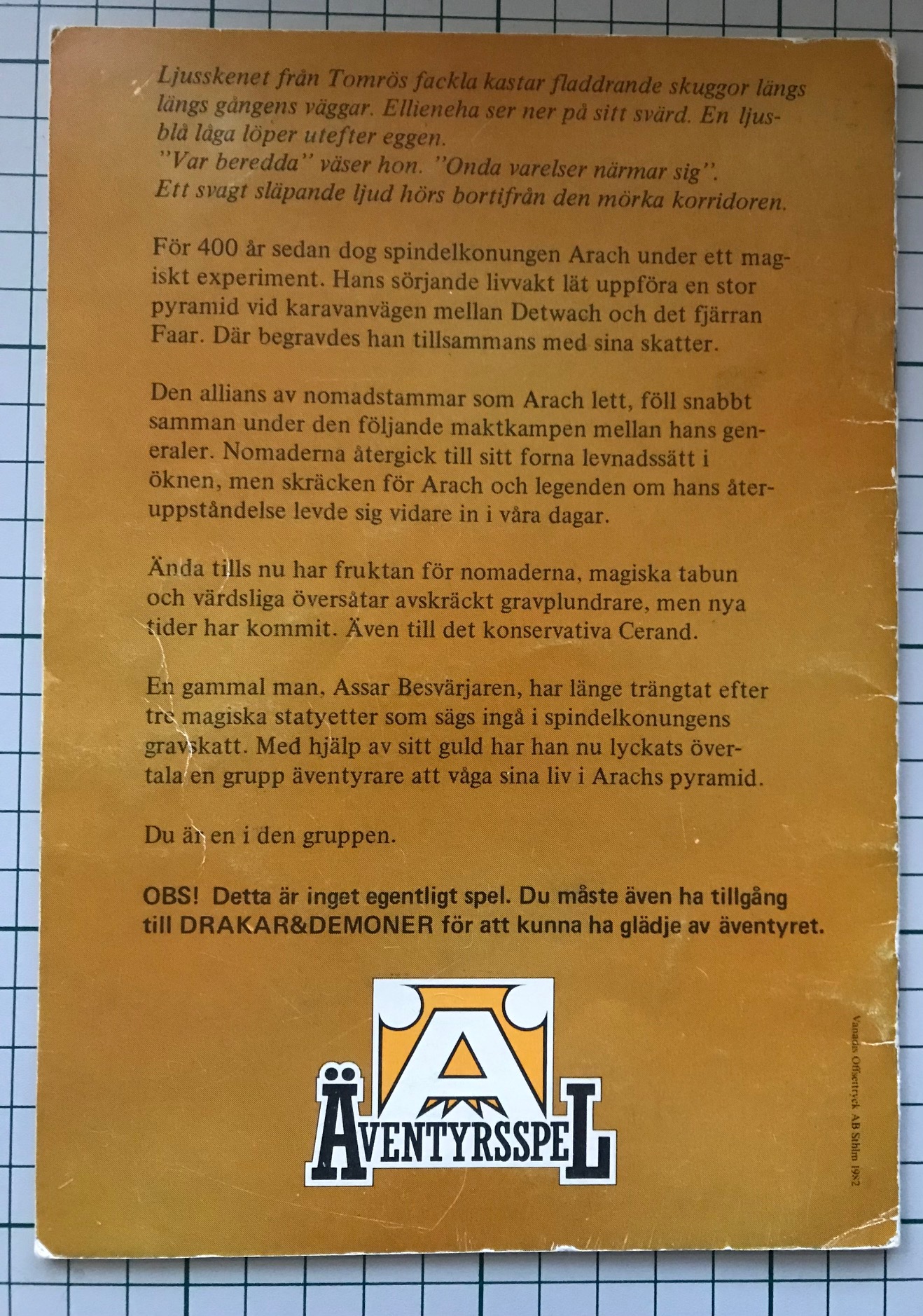 Drakar och Demoner - Spindelkonungens Pyramid - 2