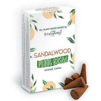 Stamford Växtbaserade Rökelsekoner - Sandalwood