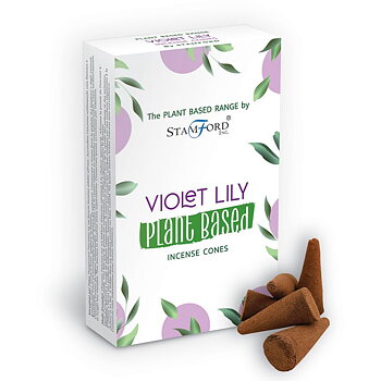 Stamford Växtbaserade Rökelsekoner - Violet Lilly