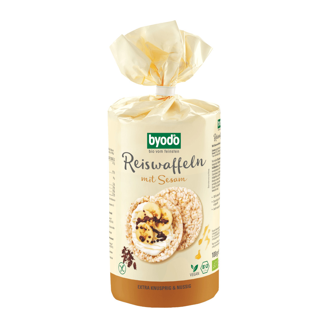 	Riskakor med sesam 100 g Byodo