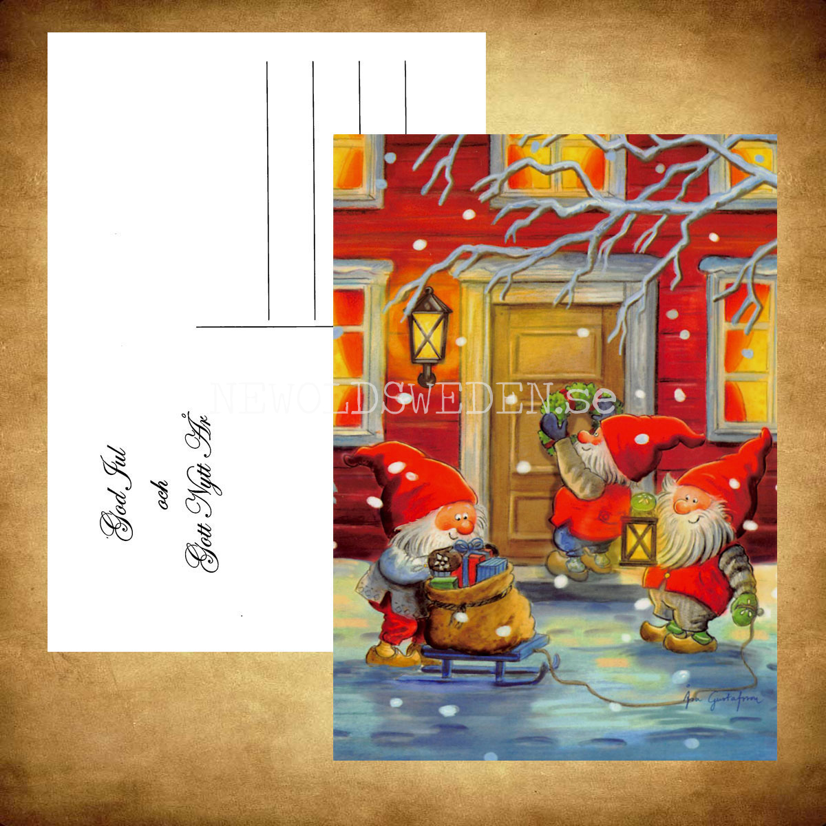 God Jul och Gott Nytt År Åsa Gustavsson - 1019 - 2