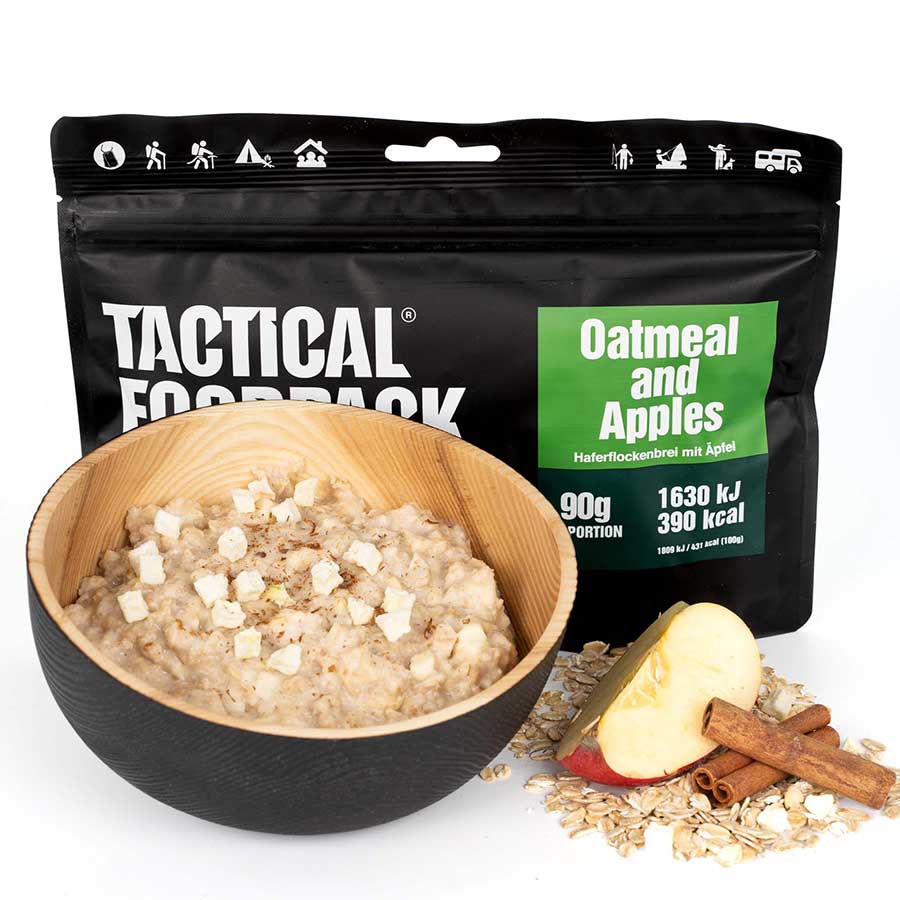 Tactical Foodpack Oatmeal and Apples - 2