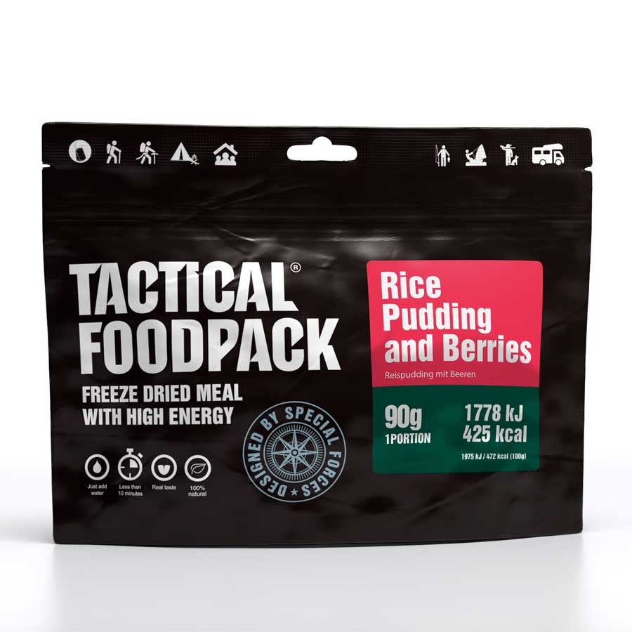 Tactical Foodpack Rice Pudding and Berries