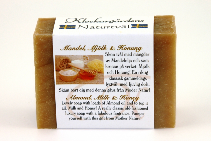 Tvål "Mandel, mjölk och honung" Klockargårdens