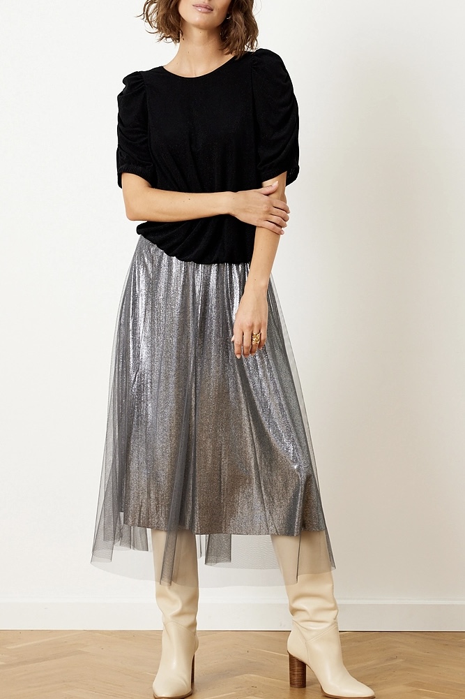  In Front - In Front - Lia Blouse Black - 2