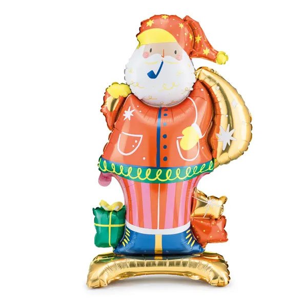 Folieballong 3D - Jultomte självstående