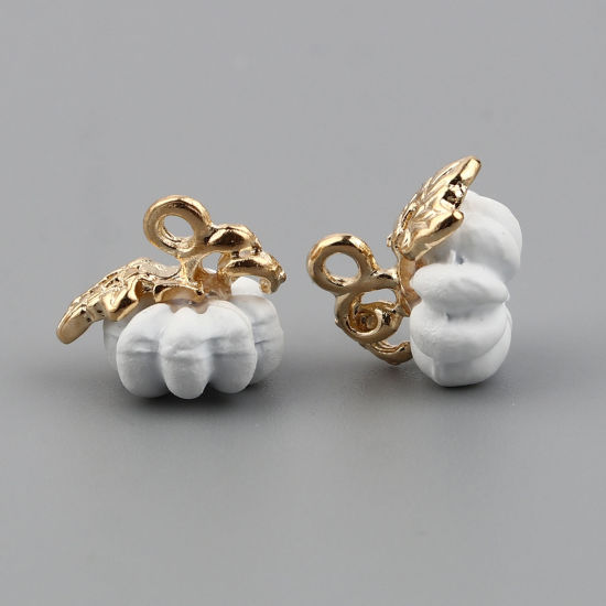 Charm  Pumpkin white gold
