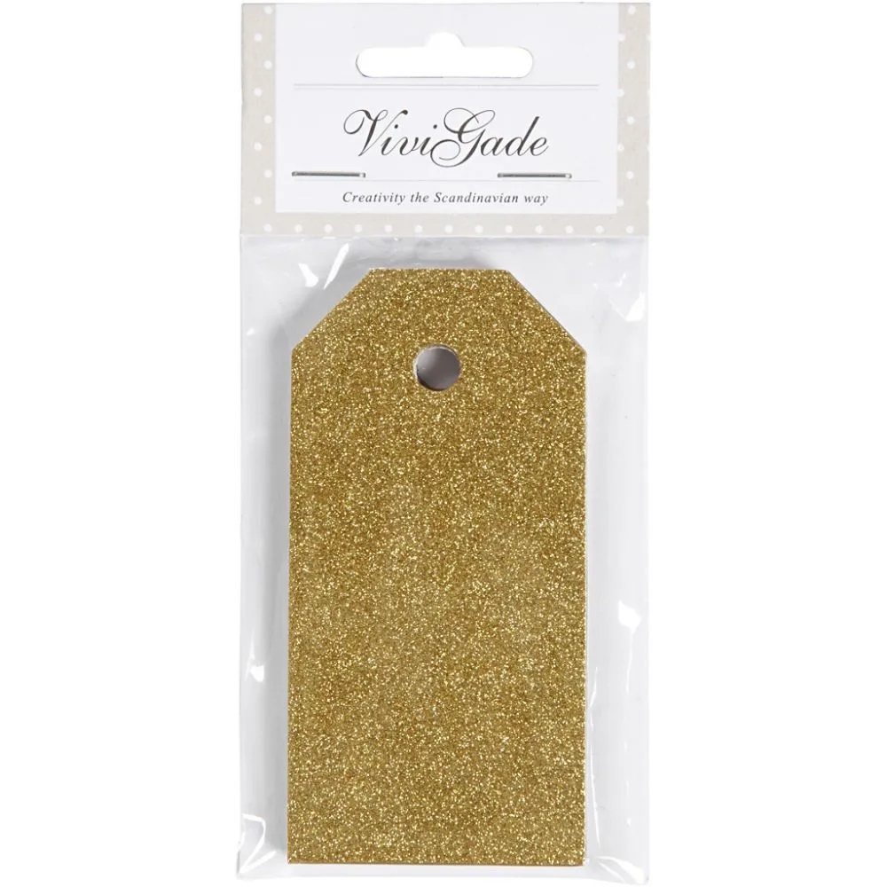 Vivi Gade Design - Manillamärken - Guld, 15 pack