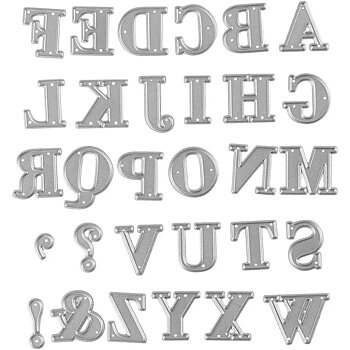 Tools Die Cut - Skärschablon - Alfabet