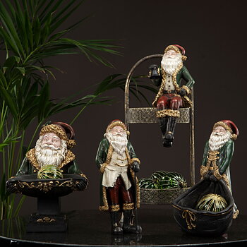 GAMMELDAGS TOMTE -  TOMTE STÅENDE - POLY - 40CM