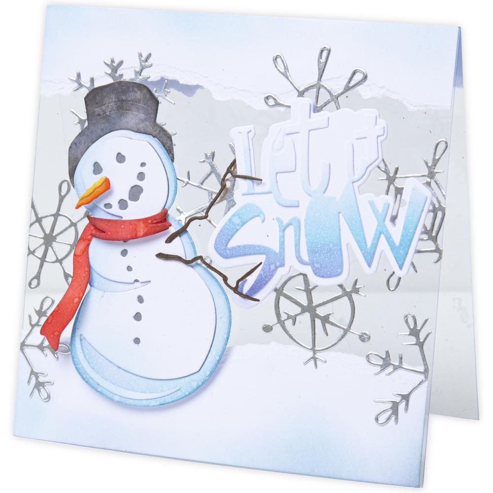 Sizzix - Dies Thinlits - Scribbly Snowflakes - 3