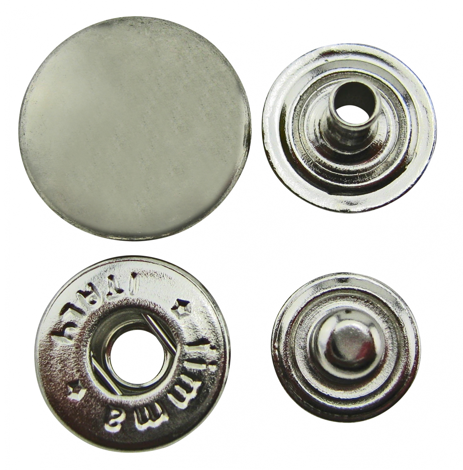 Tryckknapp 15 mm - 10-pack - 5