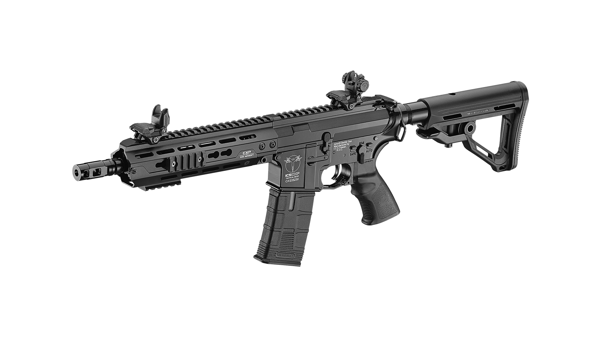 CXP-HOG MTR Stock-BK (Rear Wired) ICS - 2