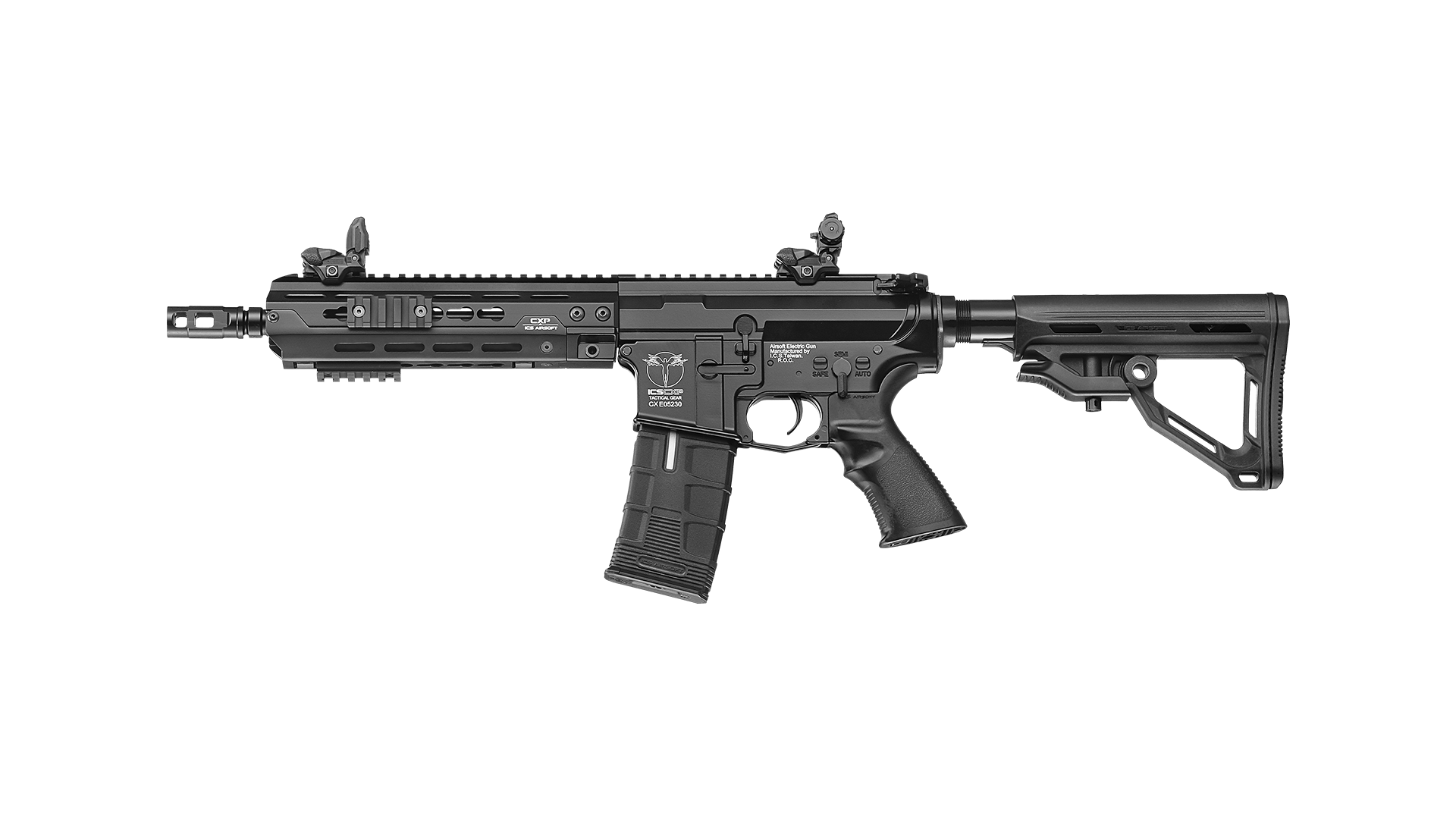 CXP-HOG MTR Stock-BK (Rear Wired) ICS