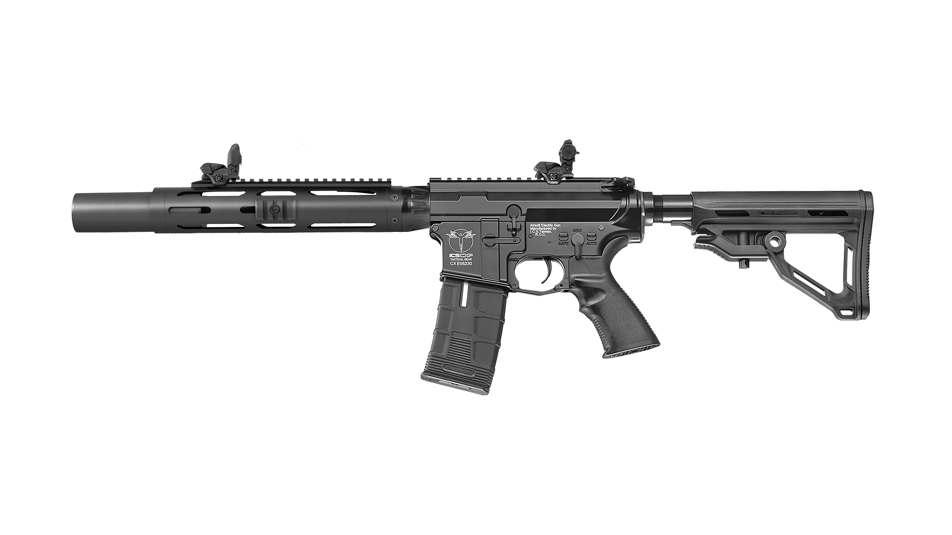 CXP-HOG Tubular SD MTR Stock-svart