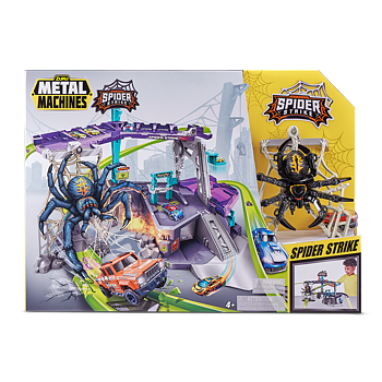 Zuru Metal Machines Spider Strike Garage Playset