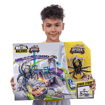 Zuru Metal Machines Spider Strike Garage Playset