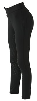 Ridetights Barn Fullseat Silikon  Sort