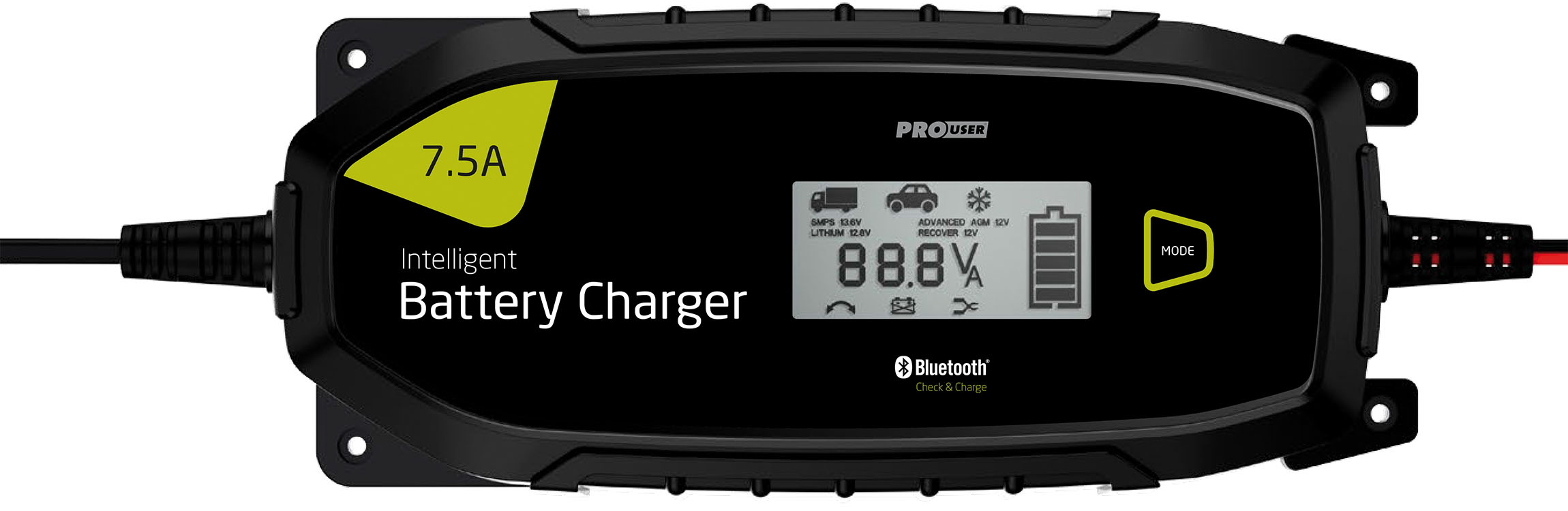 Batteriladdare Pro-User 7,5 A med App - 2