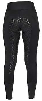Ridetights Dame Fullseat Silikon Sort