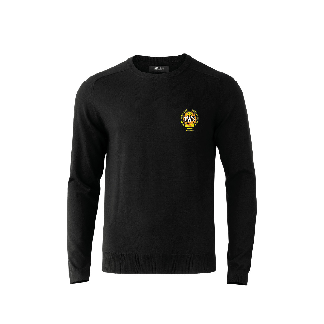 TWS Stickad tröja Svart