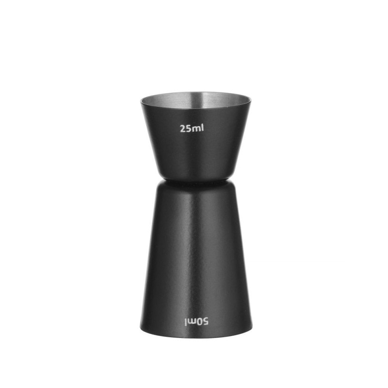 Mätmått jigger Svart 25/50ml