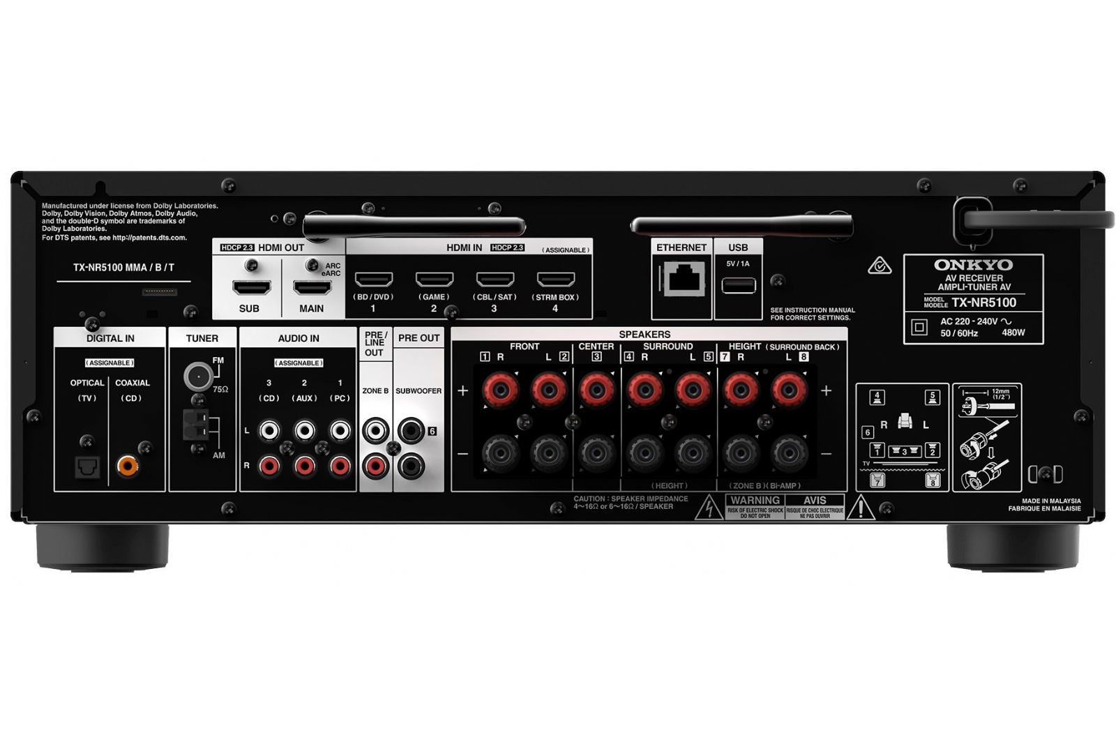 Onkyo TX-NR5100 - 3