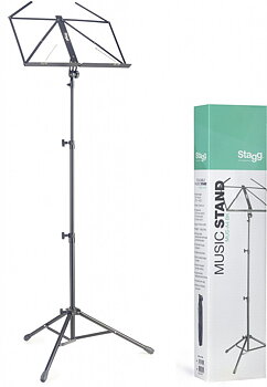 3 Sections Music Stand-Black