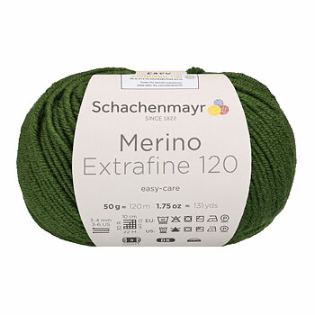 Merino Extrafine 120 - djungelgrön 1170