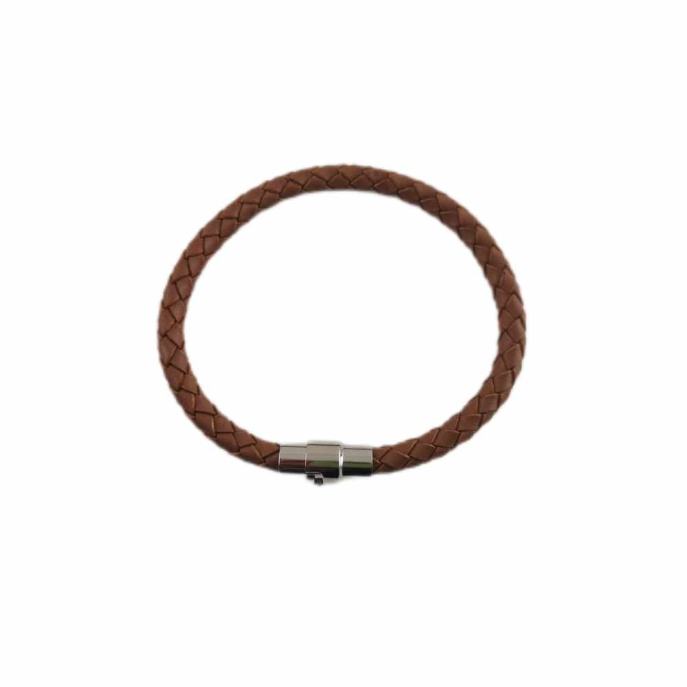 Armband Äkta Läder - Brun
