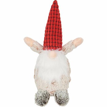 Hundleksak Julnisse 33cm Röd