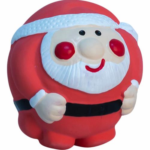 Hundleksak Latex Tomte 7,5cm Flerfärgad