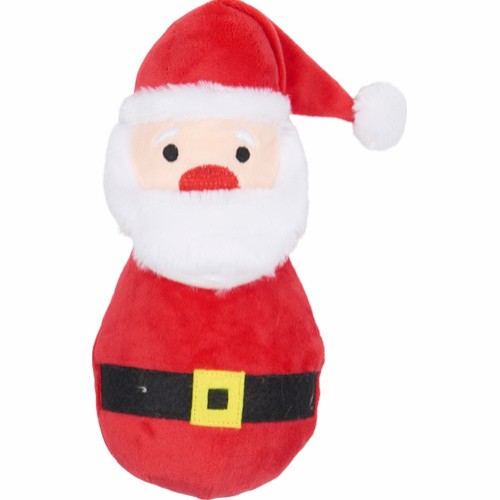 Hundleksak Jultomte 28cm Flerfärgad