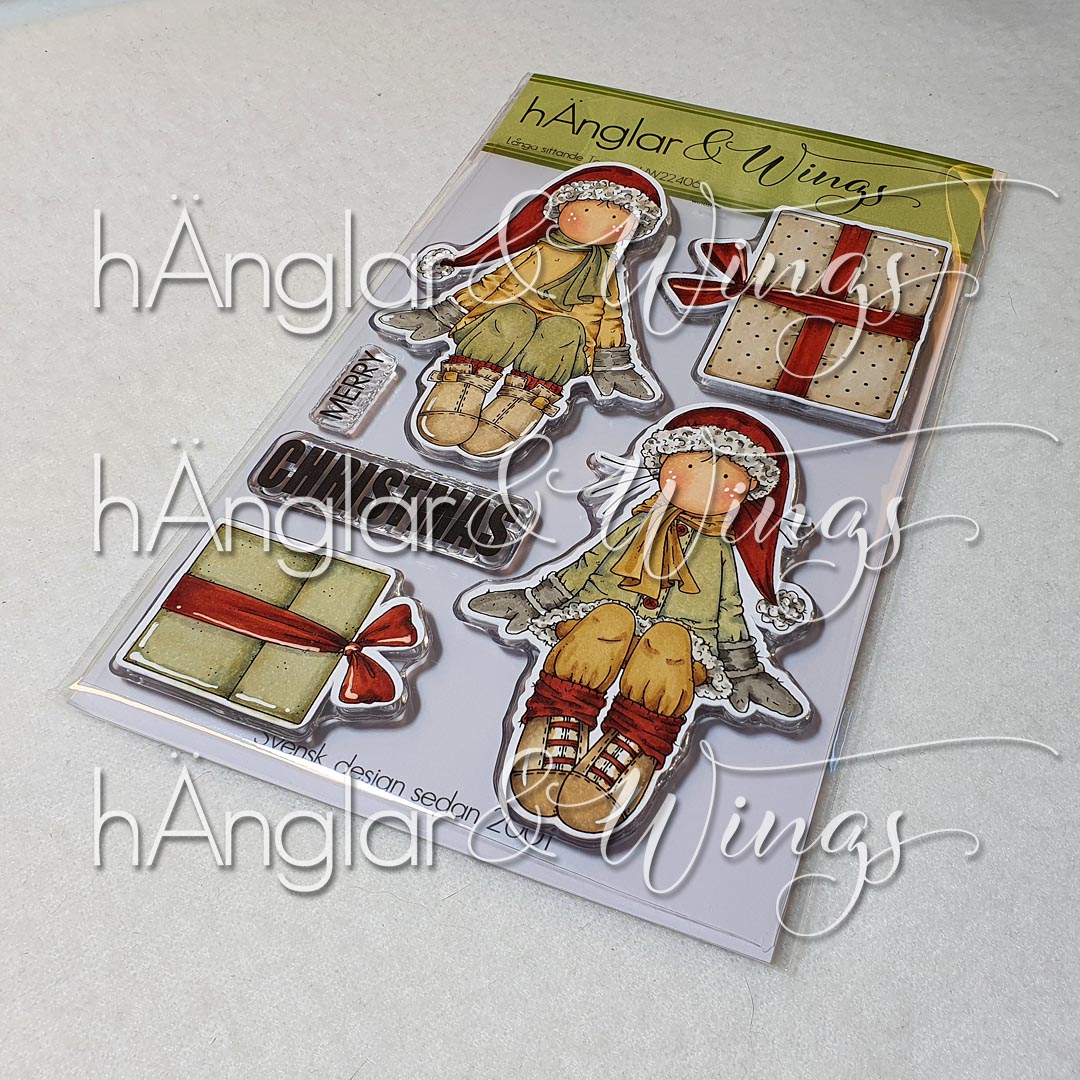 HW  Clear Stamps -Långa sittande tomtar