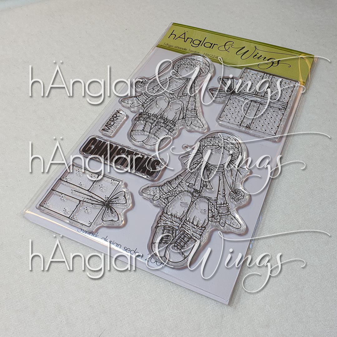 HW  Clear Stamps -Långa sittande tomtar - 2