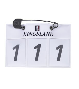 Kingsland nummerlapp vit