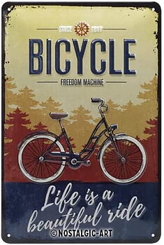 Skylt - Bicycle 