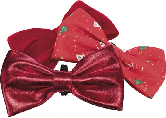 Trixie Xmas Suit Bow Tie 10cm 