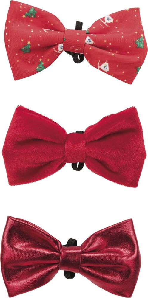 Trixie Xmas Suit Bow Tie 10cm  - 2