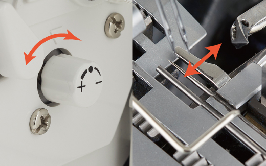 JUKI MO-2500. 2/3/4-trådig overlock med automatisk luftpåträdning, automatisk nålpåträdare, mikrolyft, ljudreducering, knälyft m.m. - 6