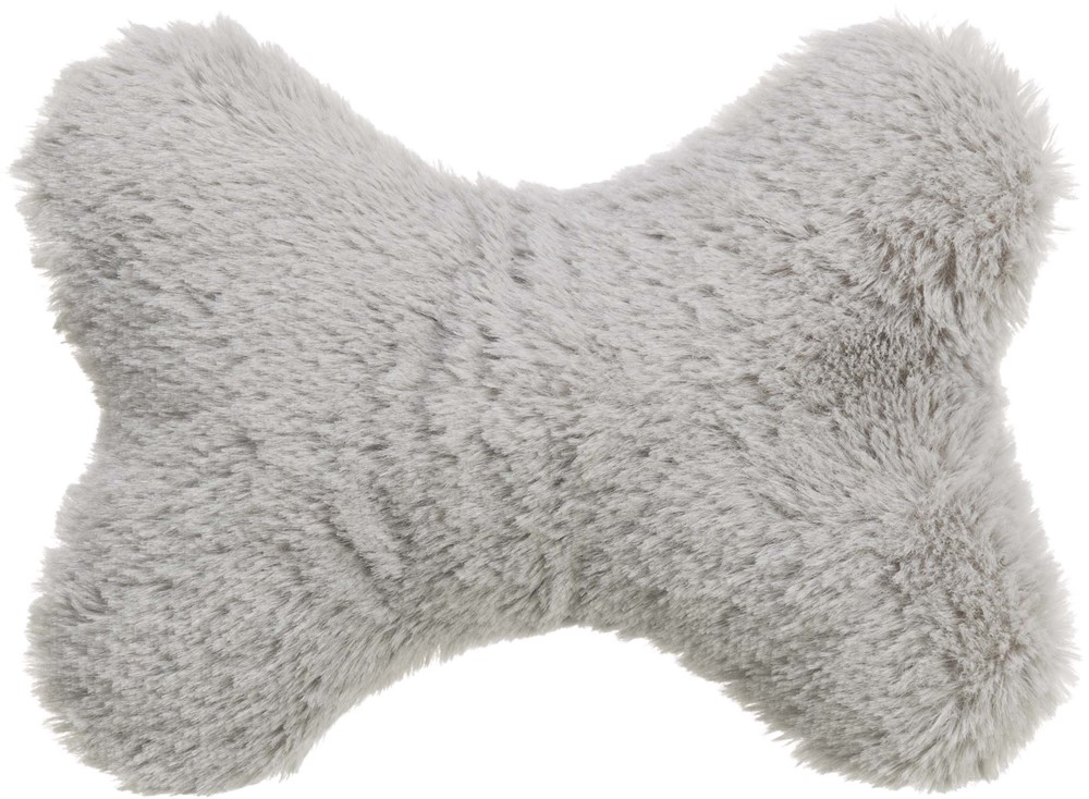 Trixie Xmas Hundleksak Bone Velvet Look/Plush 20cm Lila/Grå - 4