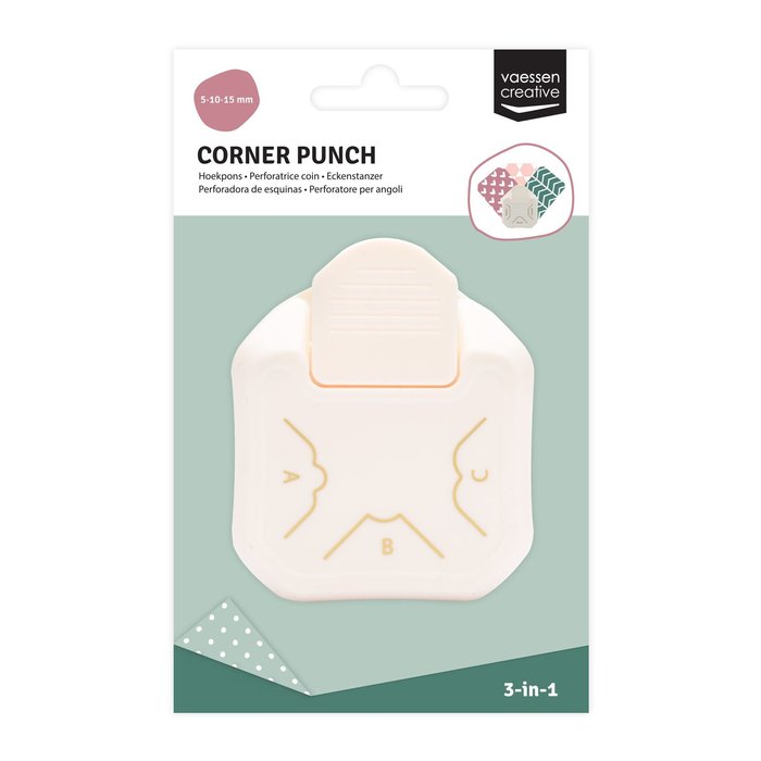 Vaessen - 3-in-1 Corner Punch Decorative - 4