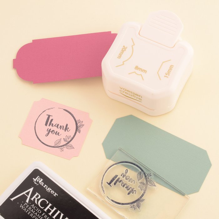 Vaessen - 3-in-1 Corner Tag Punch - 7