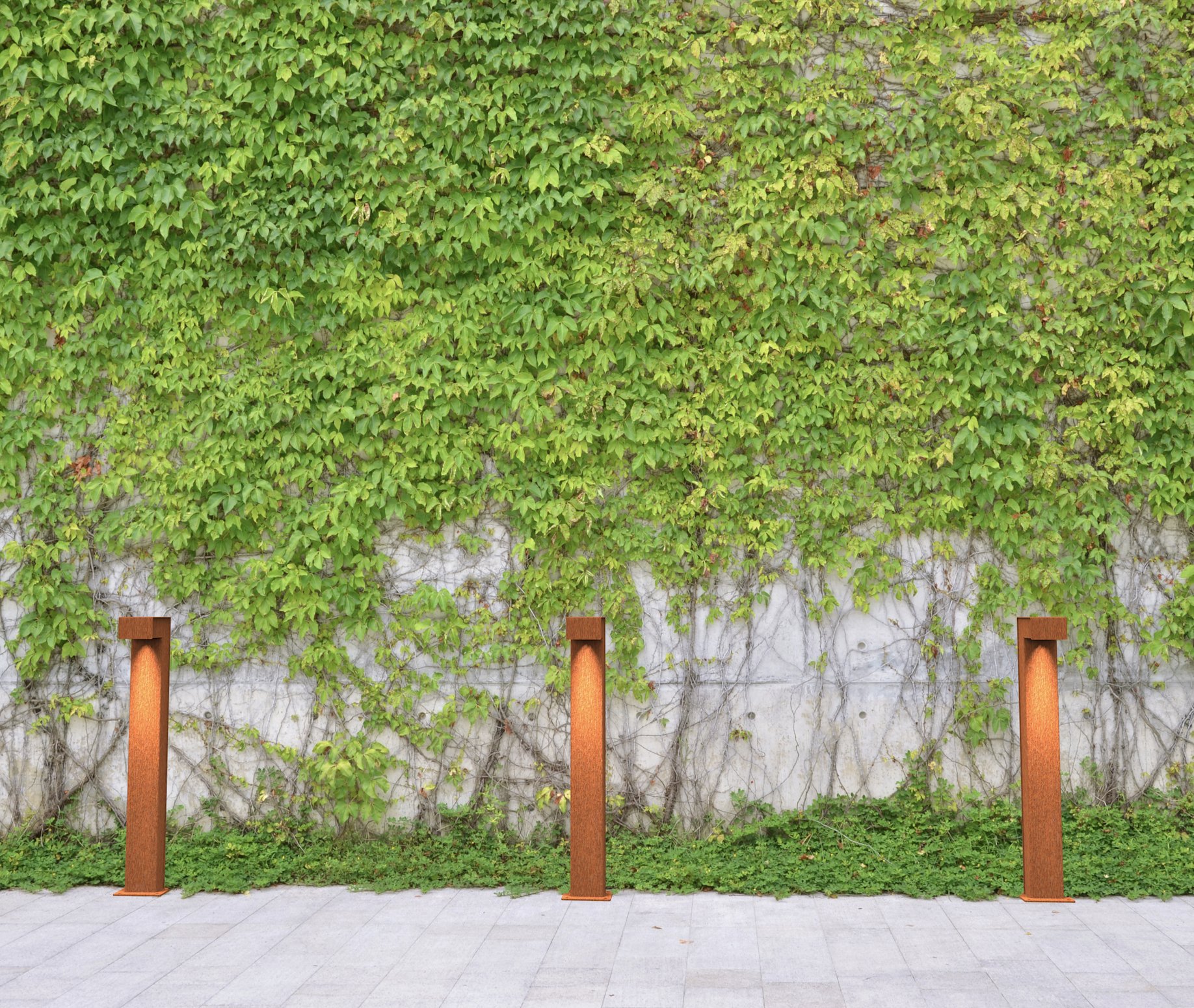 Garden lighting in corten steel POLE Height 800 mm - 6