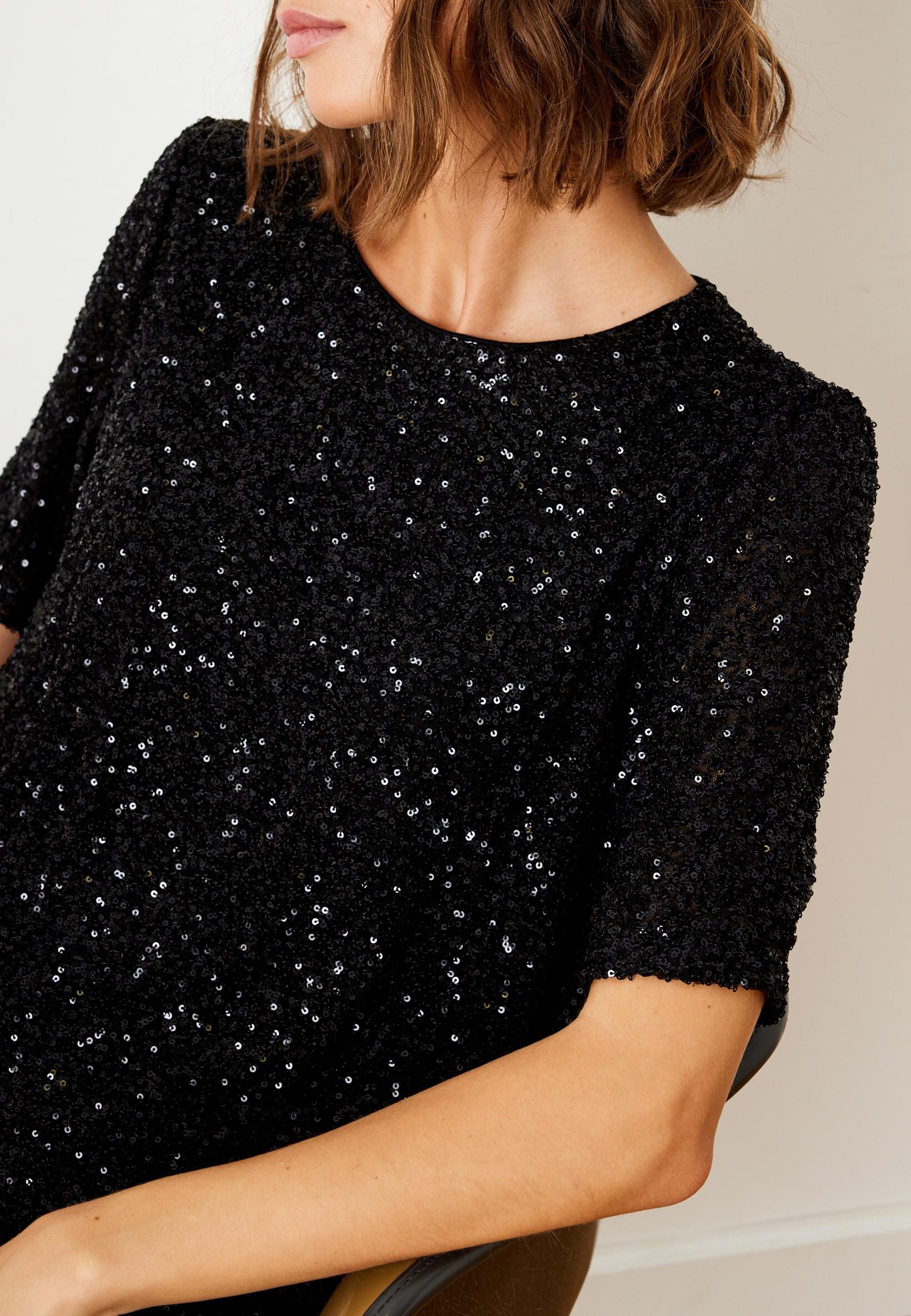 In Front - Bella Blouse Black - 4