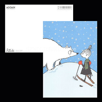 MOOMIN Glitter Vykort - 340