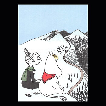 MOOMIN Glitter Vykort - 340