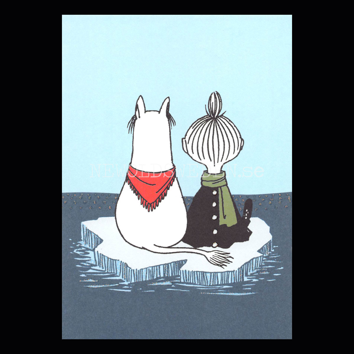 MOOMIN Glitter Vykort - 340