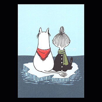 MOOMIN Glitter Vykort - 340