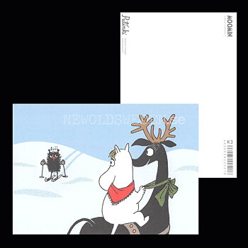 MOOMIN Glitter Vykort - 340
